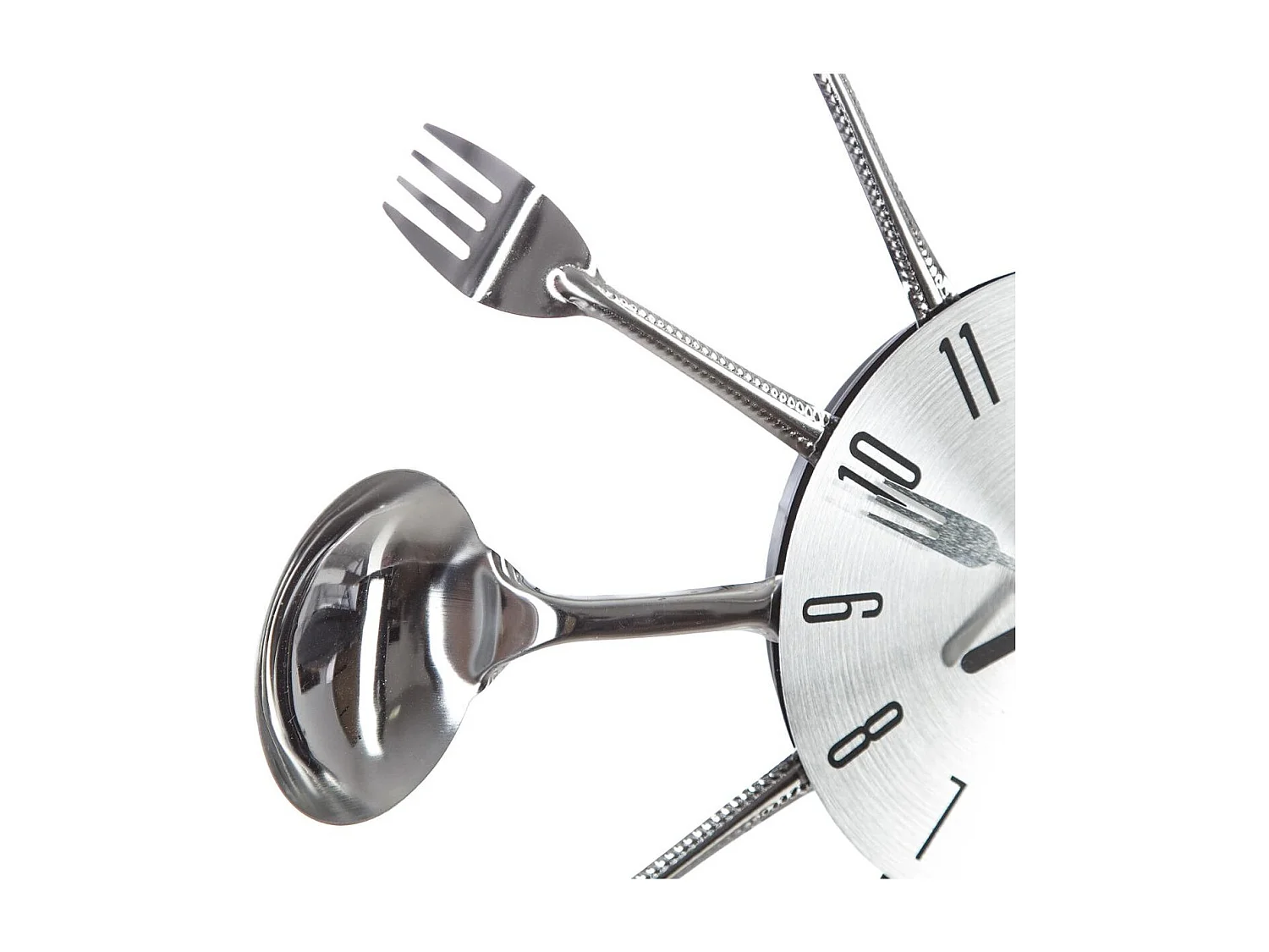 Pendule murale en métal déco cuisine D 38 cm