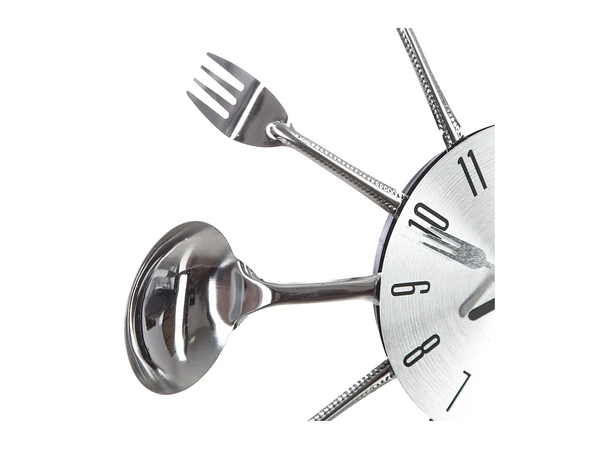 Pendule murale en métal déco cuisine D 38 cm