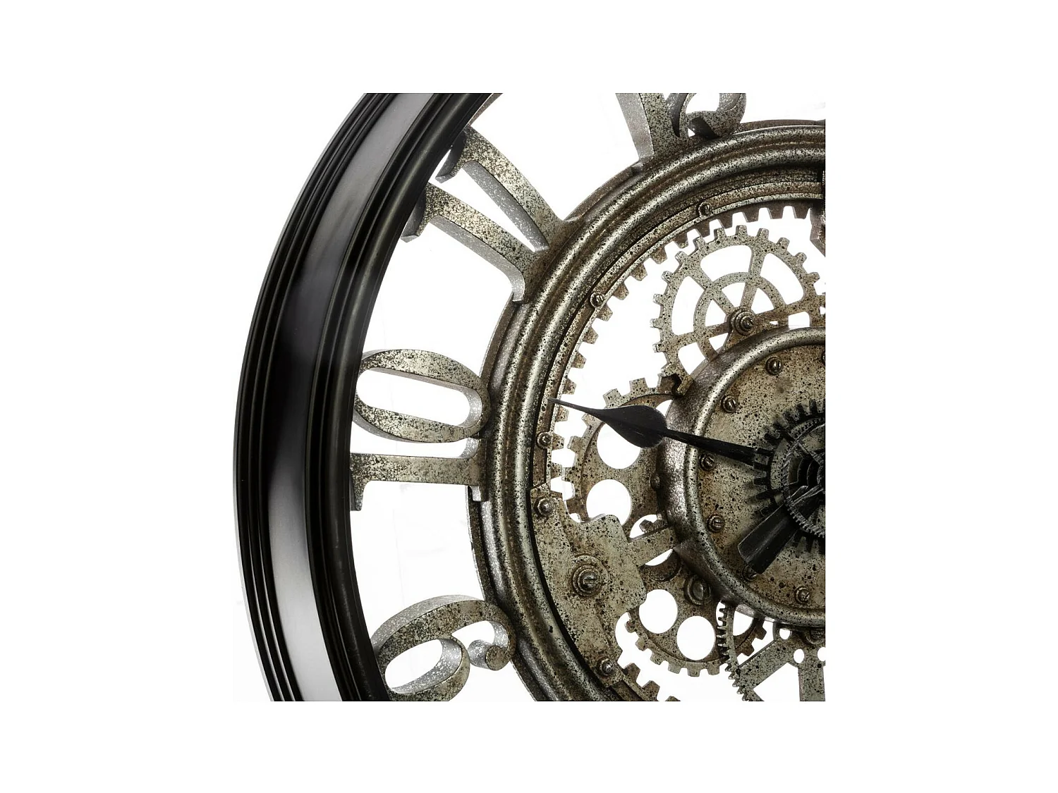 Pendule murale avec mécanisme apparent D 51 cm