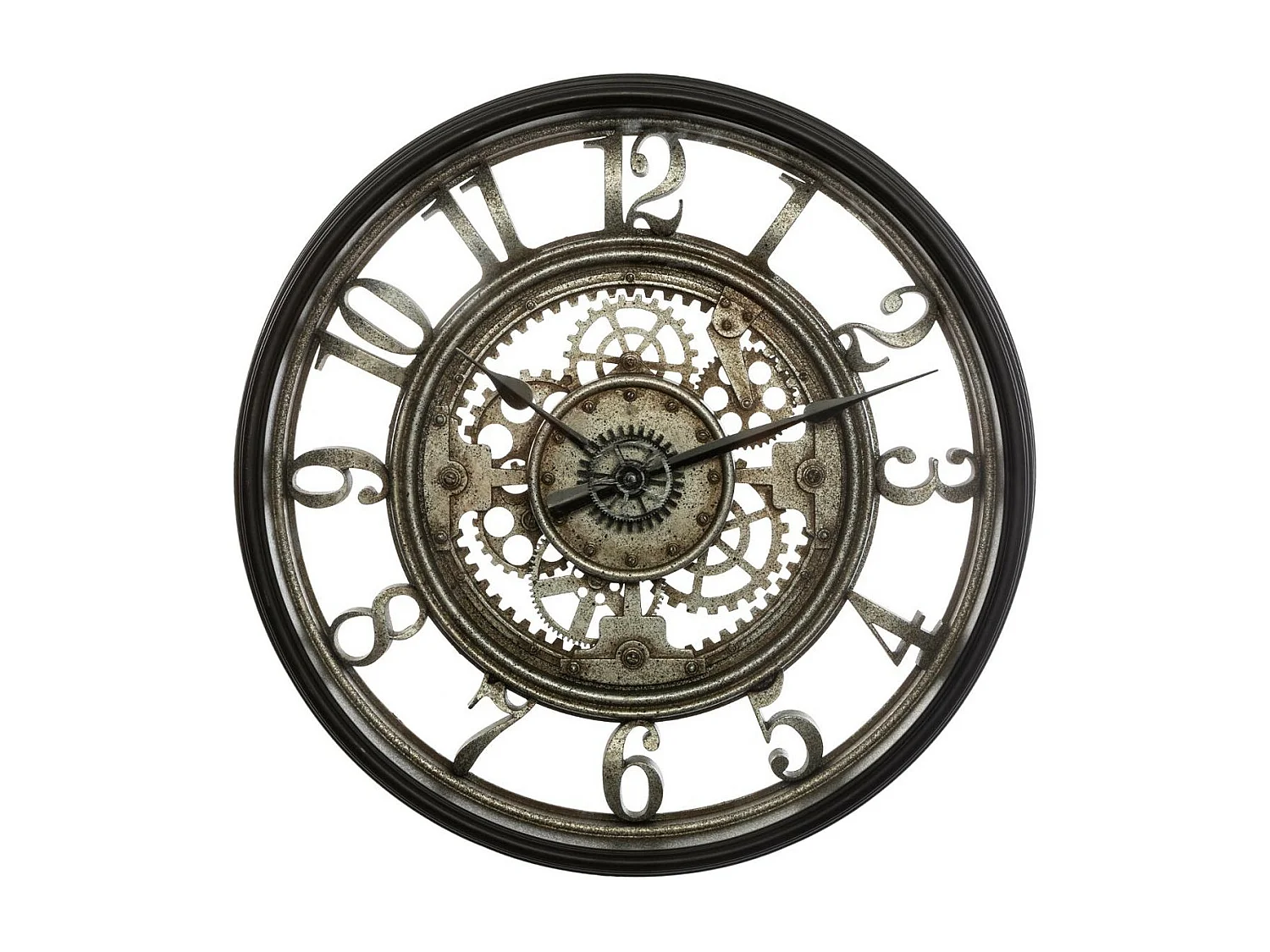 Pendule murale avec mécanisme apparent D 51 cm