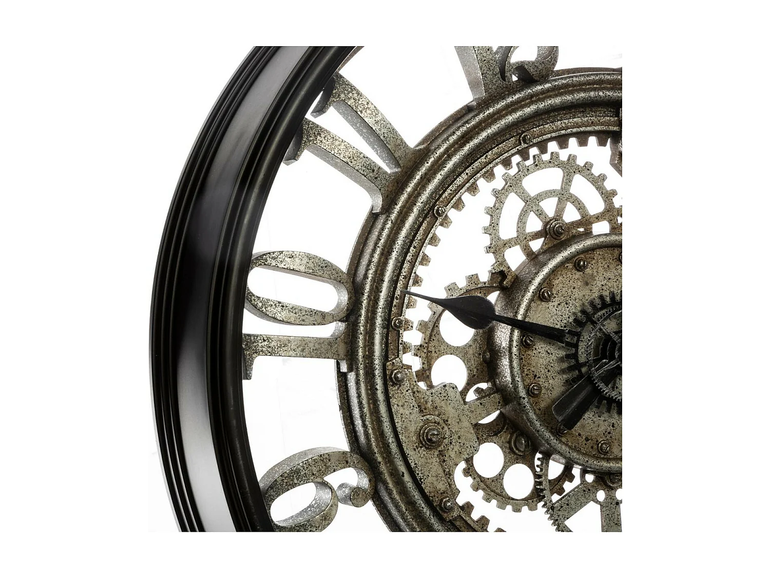 Pendule murale avec mécanisme apparent D 51 cm