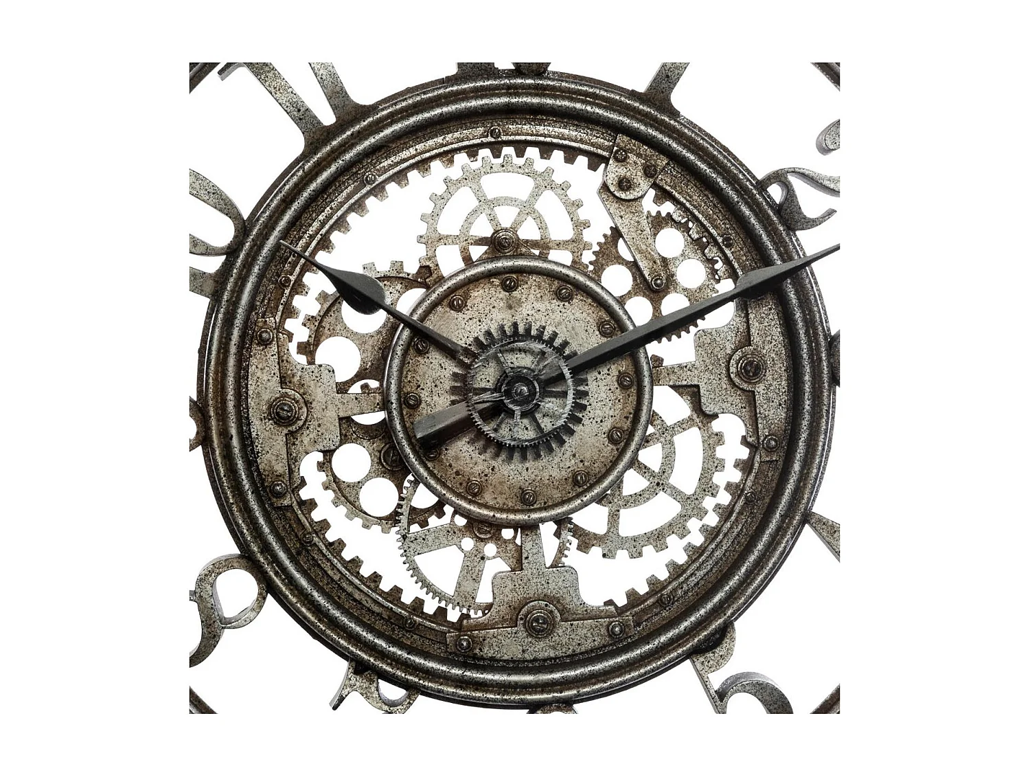 Pendule murale avec mécanisme apparent D 51 cm