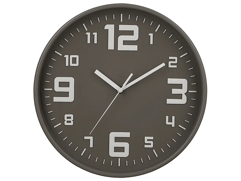 Pendule murale silencieuse Best Gris D 30 cm