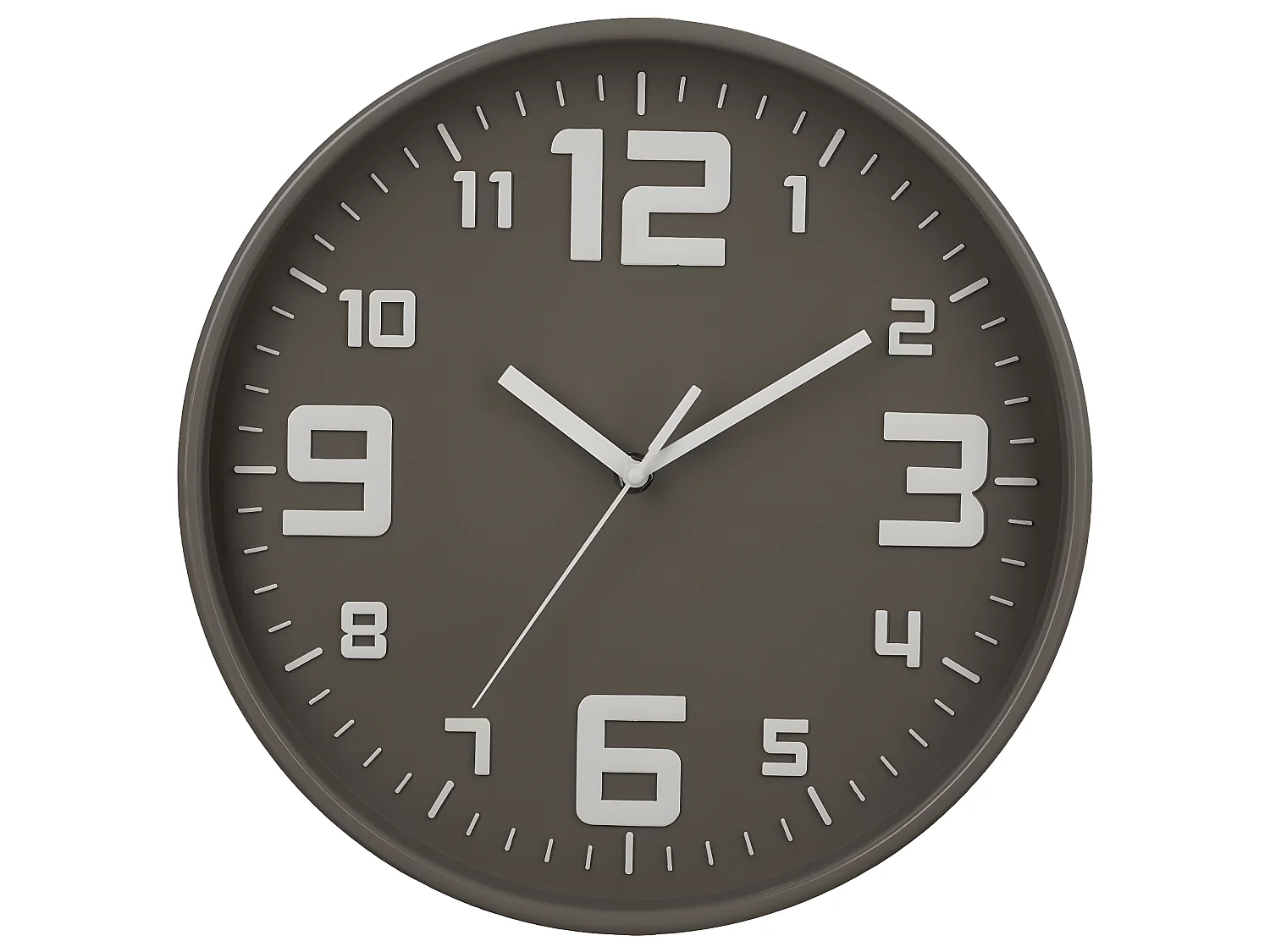 Pendule murale silencieuse Best Gris D 30 cm