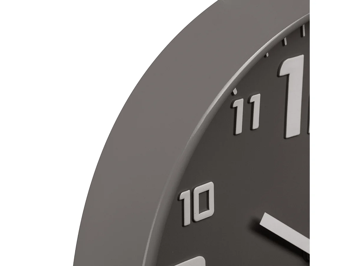 Pendule murale silencieuse Best Gris D 30 cm