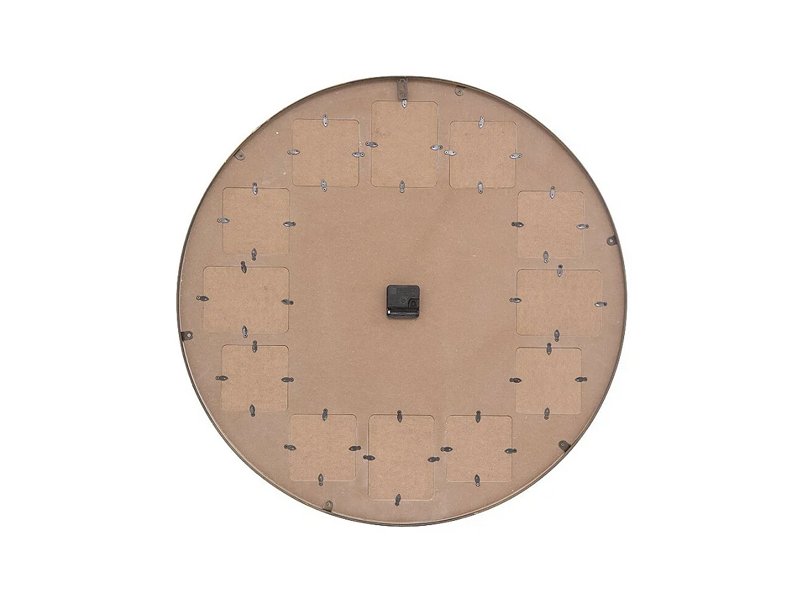 Wandklok Pêle-mêle van goudkleurig metaal Atmosphera D 76,5 cm