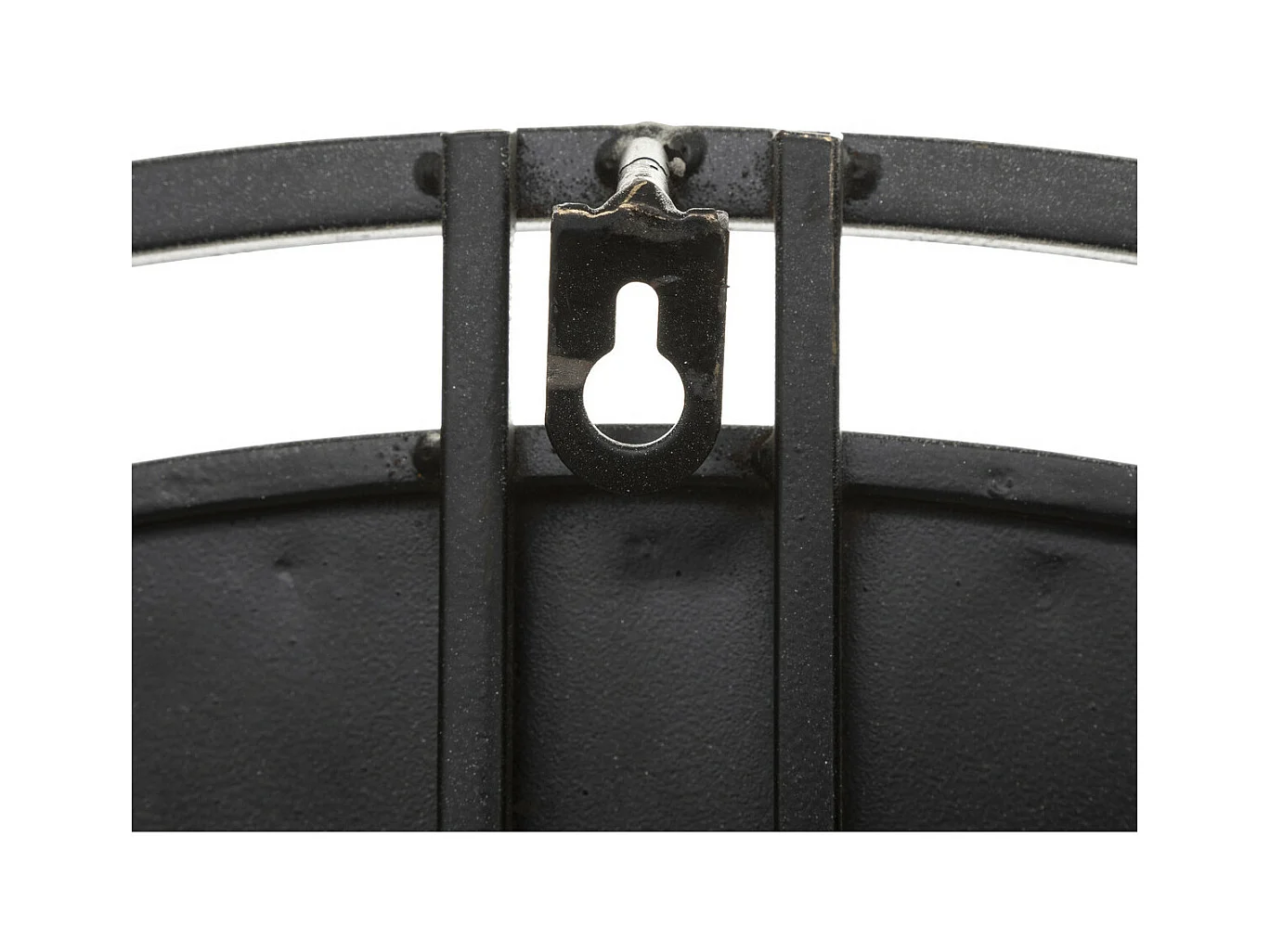 Grande Pendule murale en Métal Doré D 70 cm