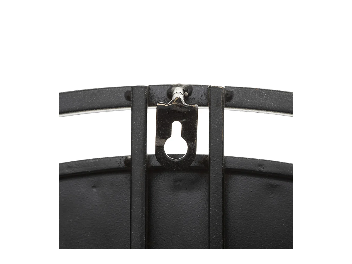 Grande Pendule murale en Métal Doré D 70 cm