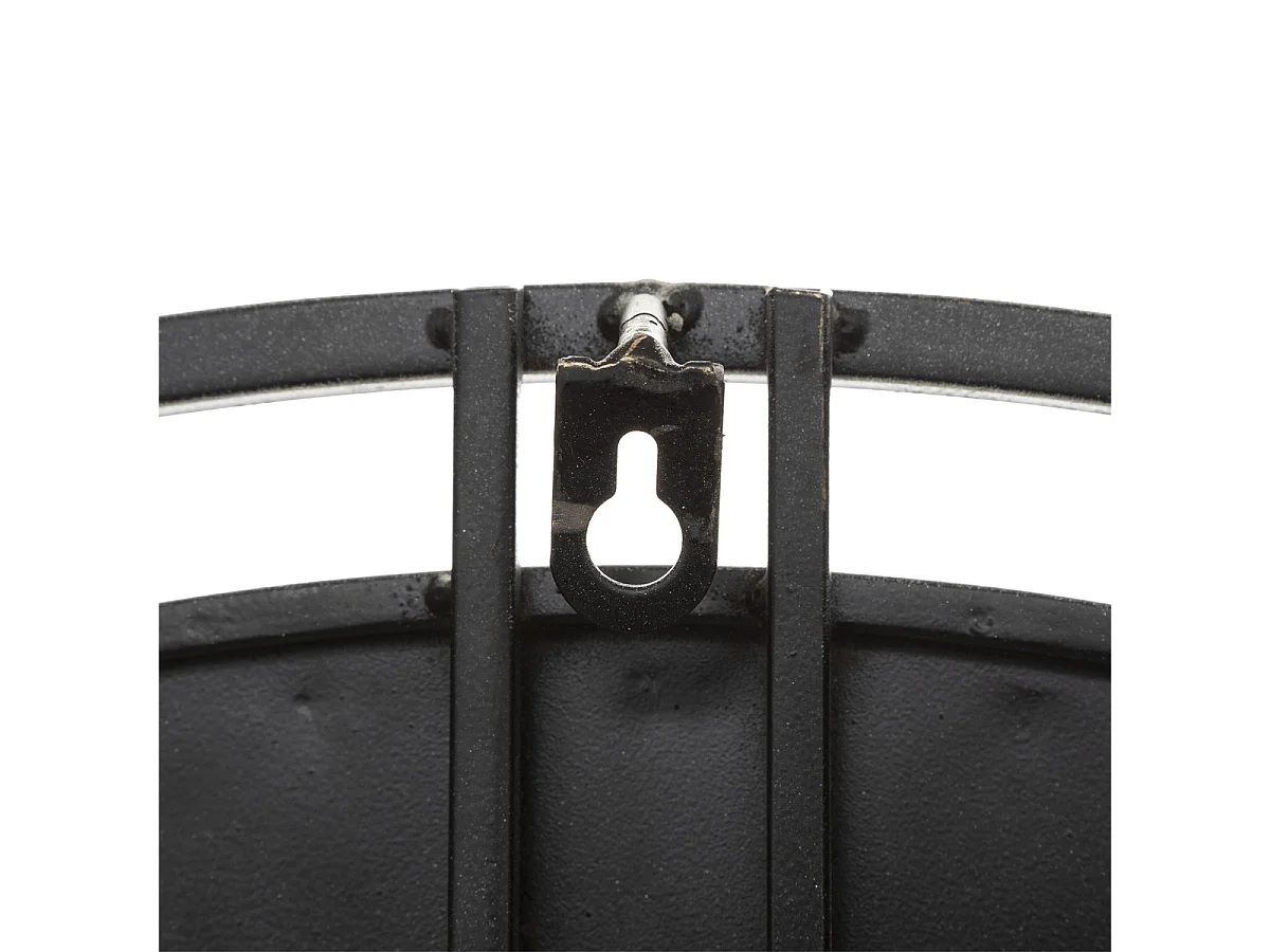 Grande Pendule murale en Métal Doré D 70 cm