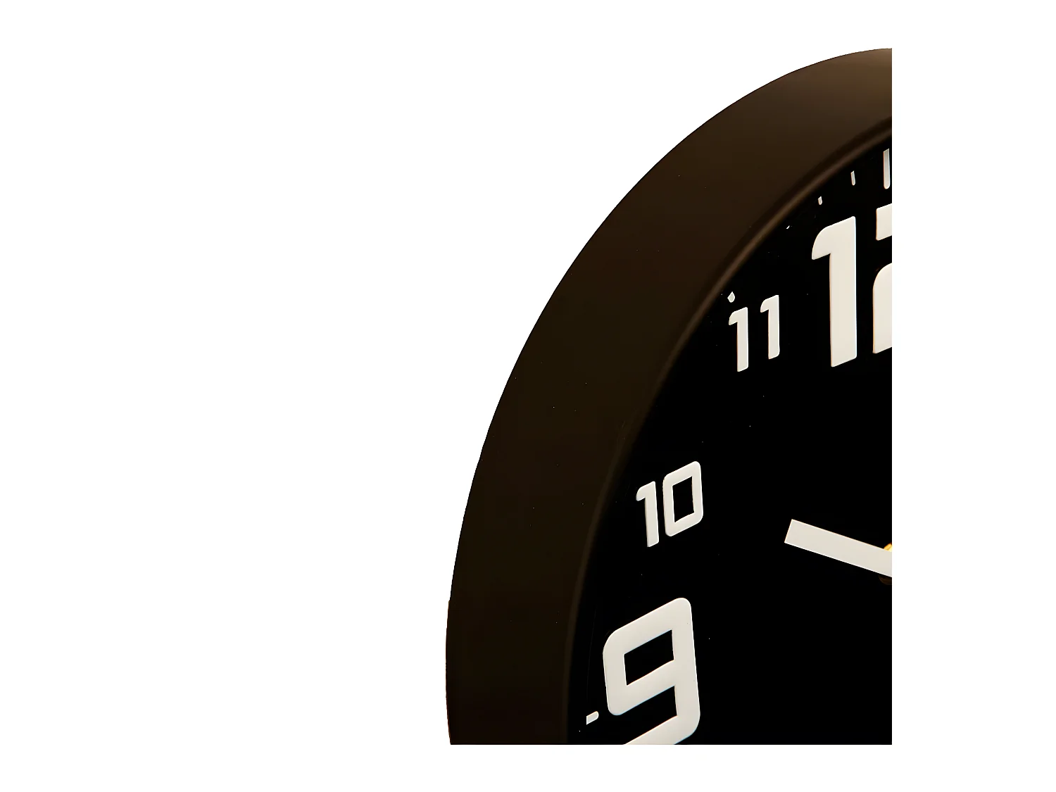 Pendule murale silencieuse Best Noir D 30 cm