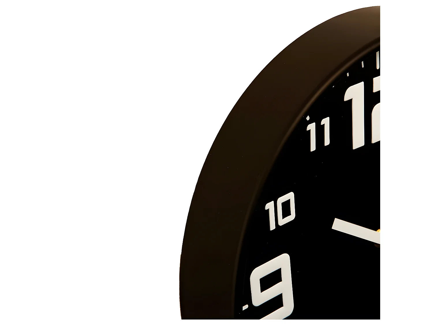 Pendule murale silencieuse Best Noir D 30 cm