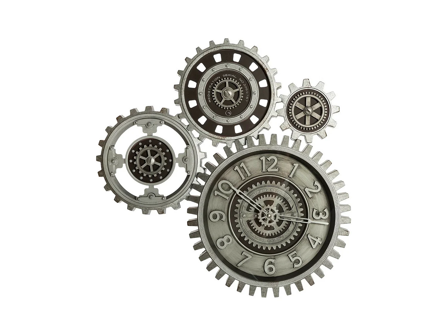 Pendule murale multi-mécanisme  57 x 58 cm