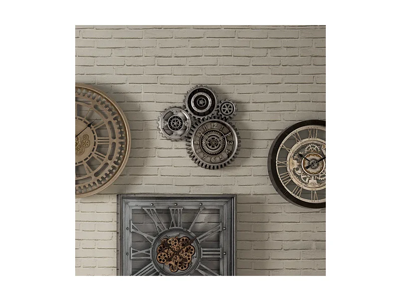 Pendule murale multi-mécanisme  57 x 58 cm