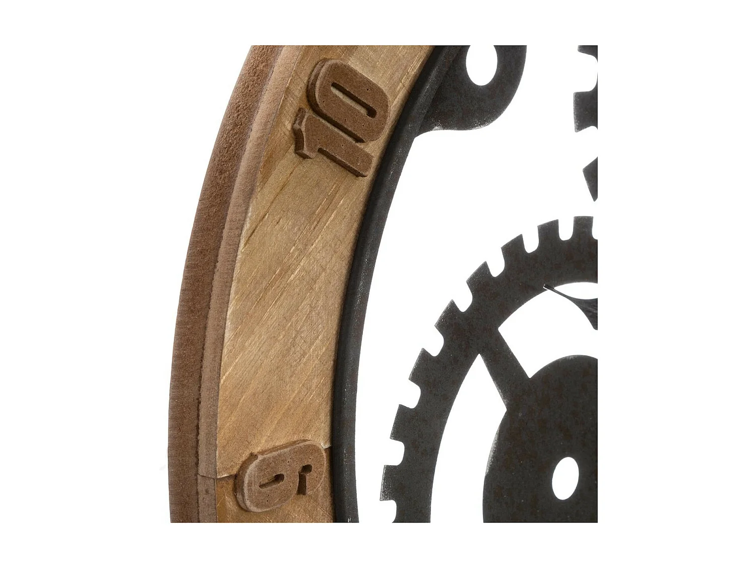 Pendule murale silencieuse avec mécanisme apparent D 58 cm