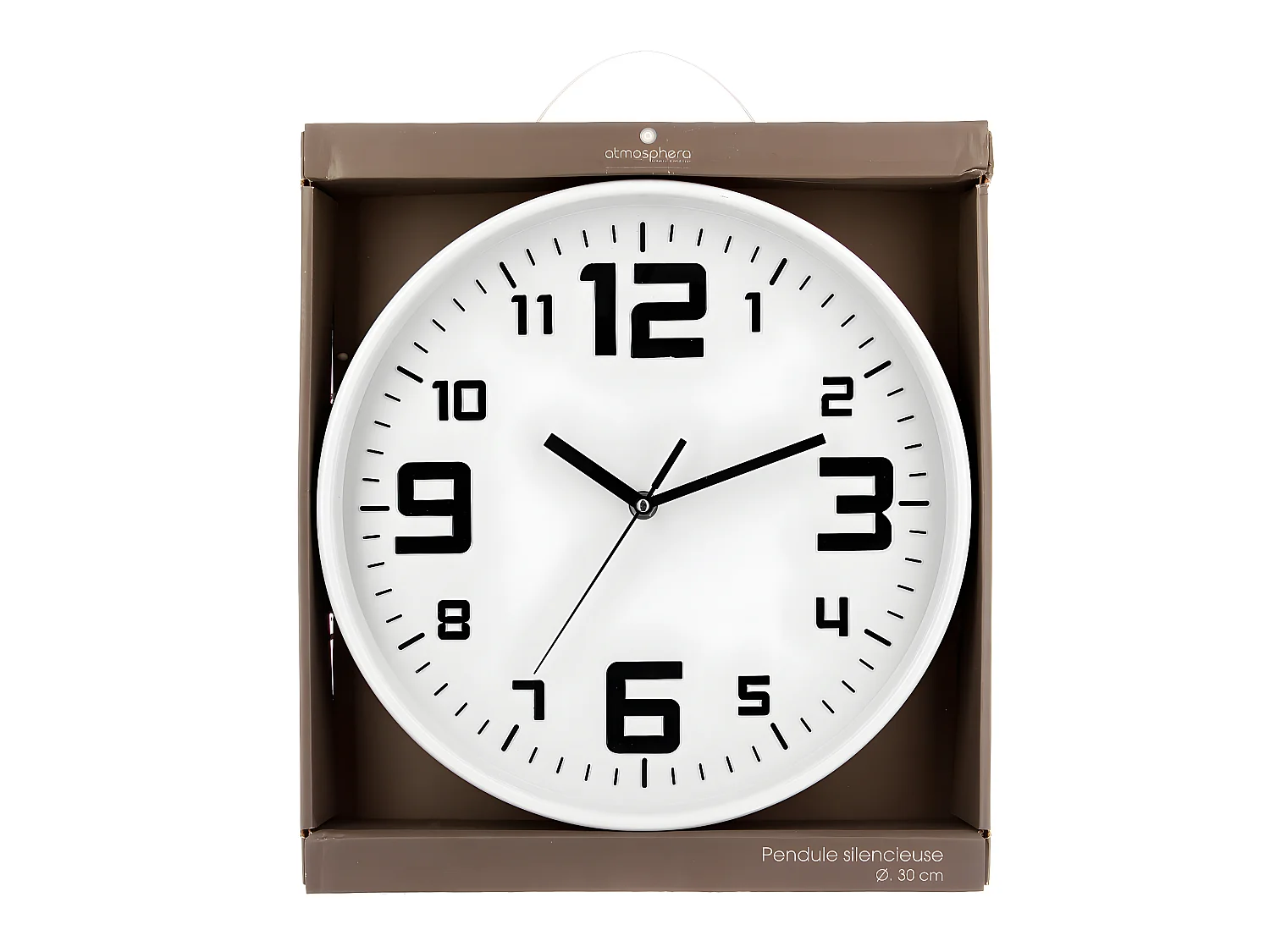 Pendule murale silencieuse Best Blanc D 30 cm