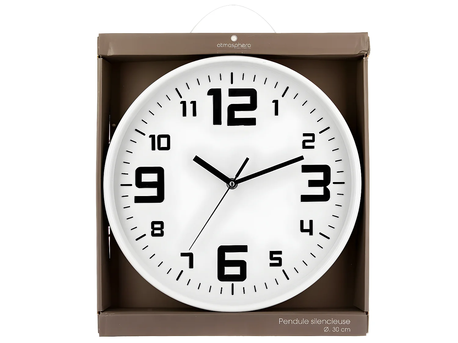 Pendule murale silencieuse Best Blanc D 30 cm