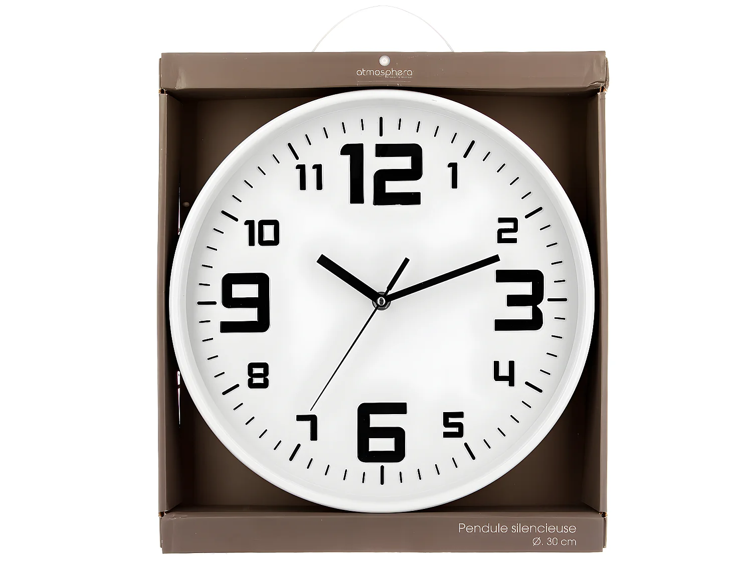 Pendule murale silencieuse Best Blanc D 30 cm