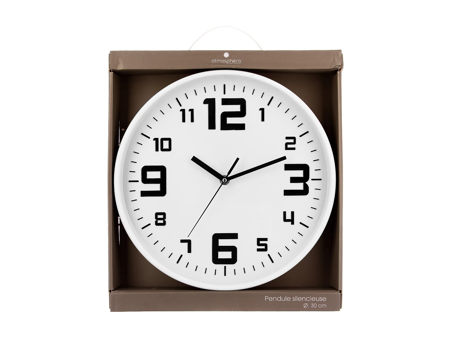 Pendule murale silencieuse Best Blanc D 30 cm