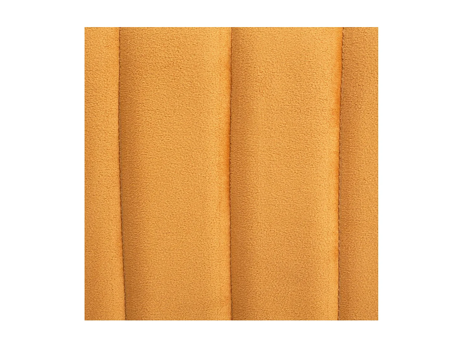 Pouf en Velours Jaune moutarde assise large 52 x 48 cm