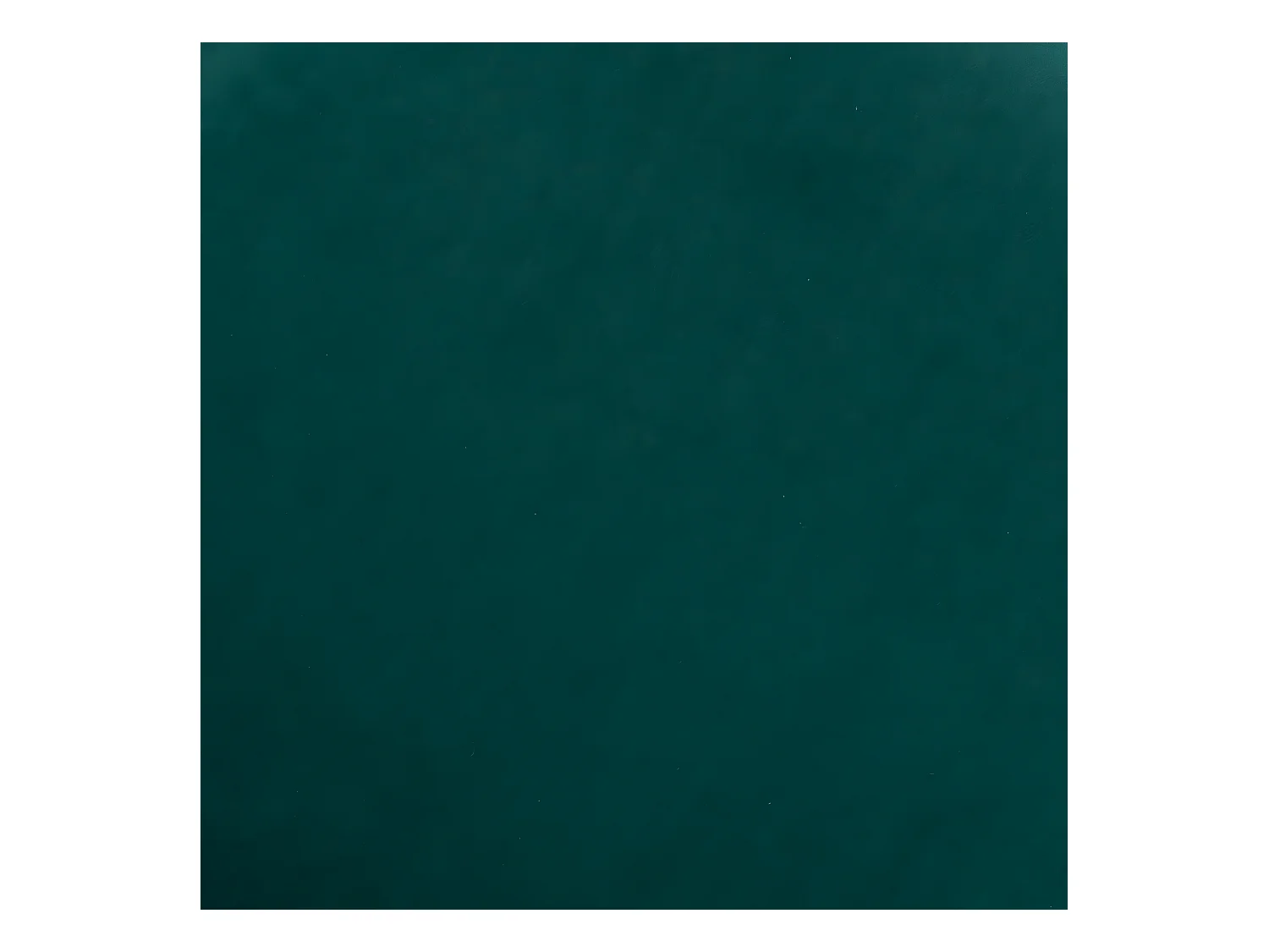 Pouf en Velours Vert et Pieds en Métal D 44 x H 35 cm