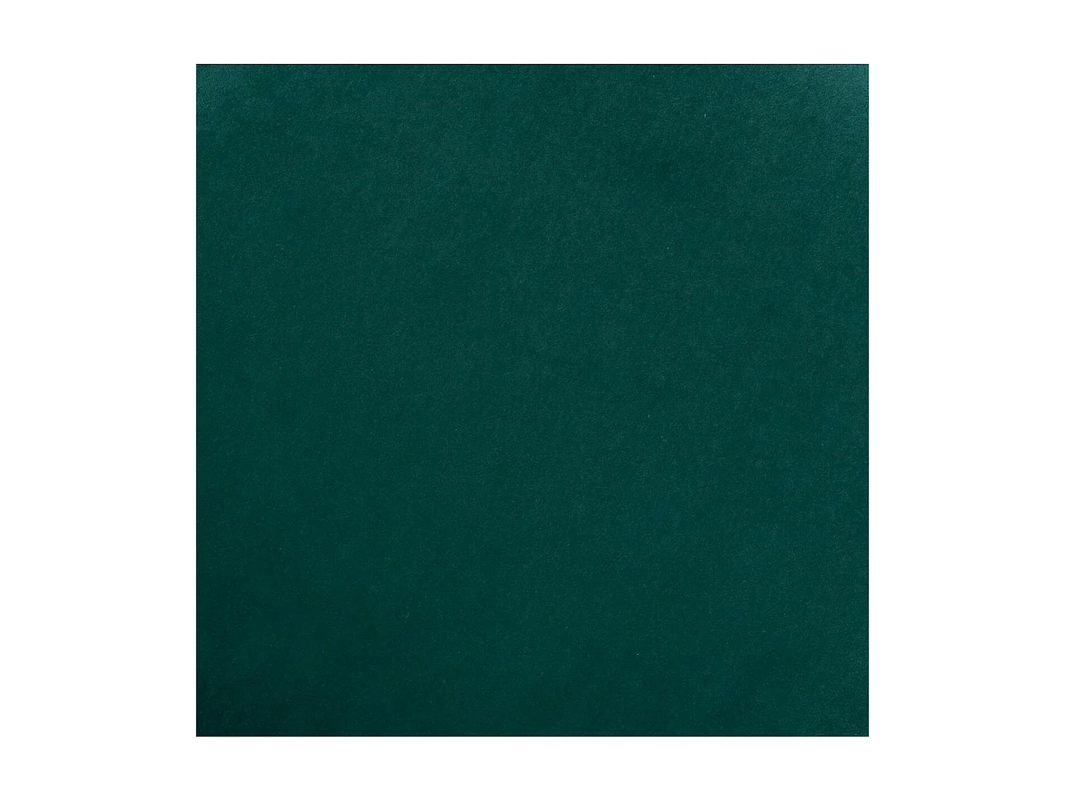 Pouf en Velours Vert et Pieds en Métal D 44 x H 35 cm