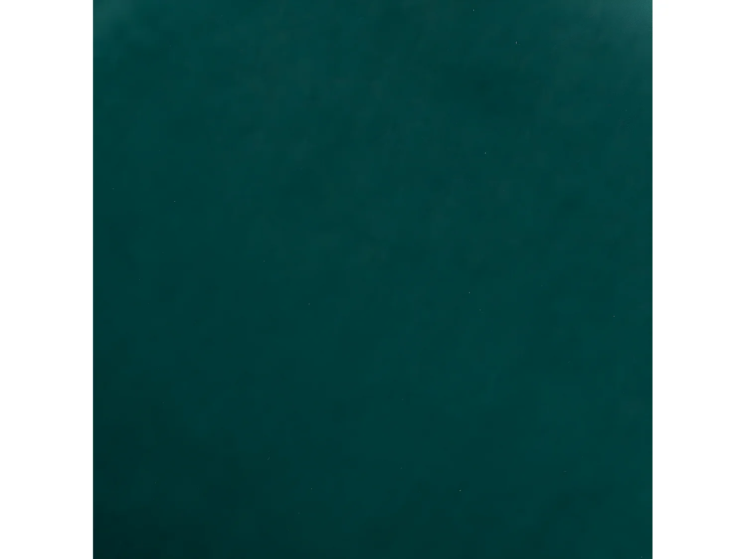 Pouf en Velours Vert et Pieds en Métal D 44 x H 35 cm