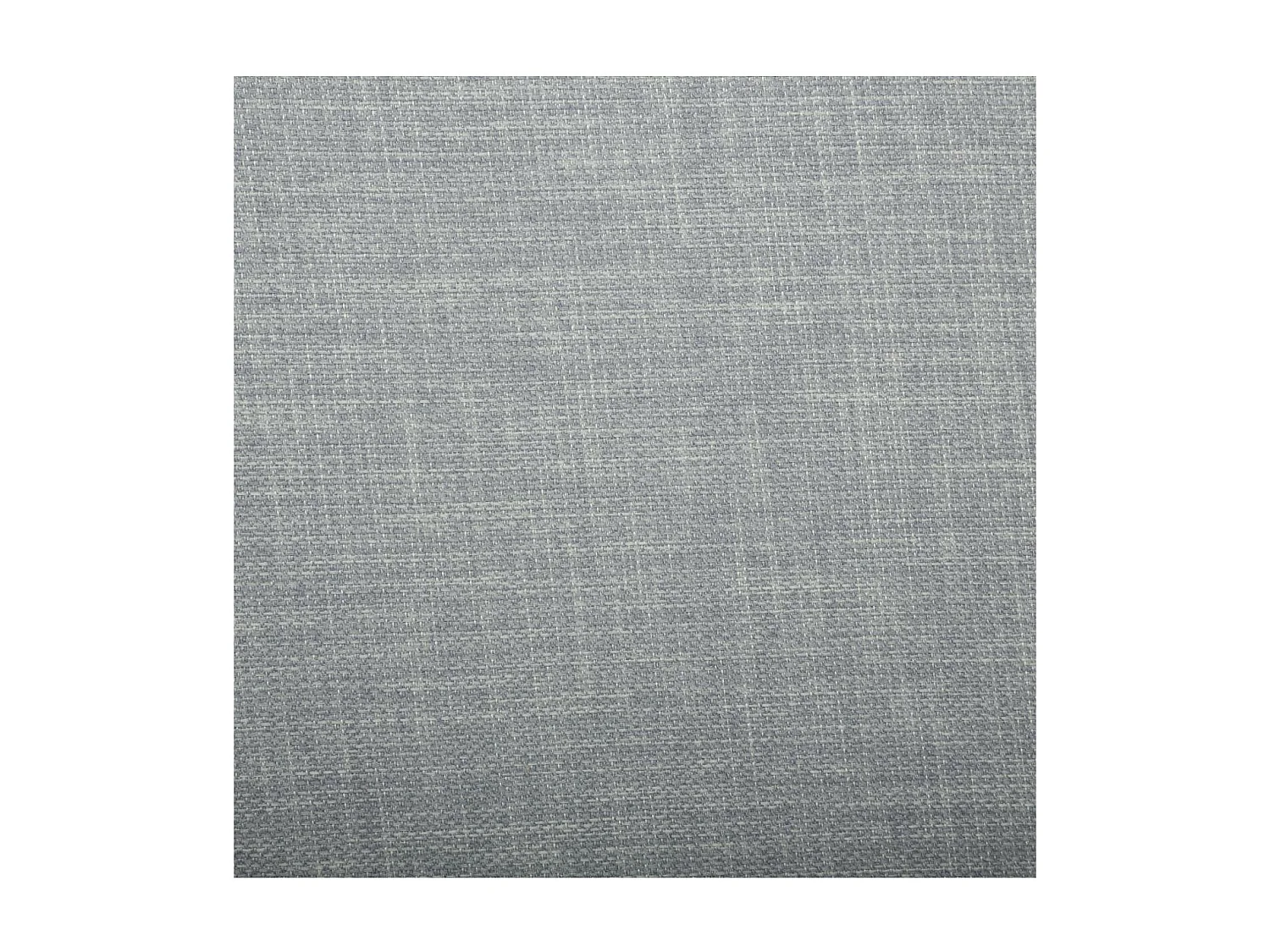 2 en 1 Pouf pliant double et coffre de rangement Gris clair aspect Lin 76.6 x H 37.5 cm