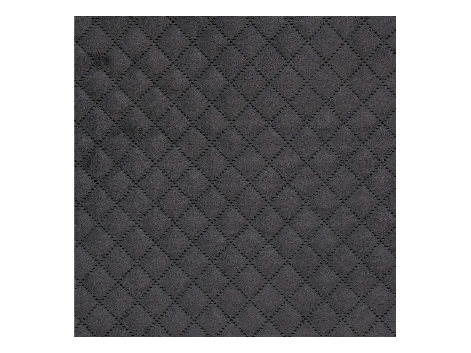 2 en 1 Pouf pliant double et Coffre de rangement en Velours Gris 76 x 38 cm