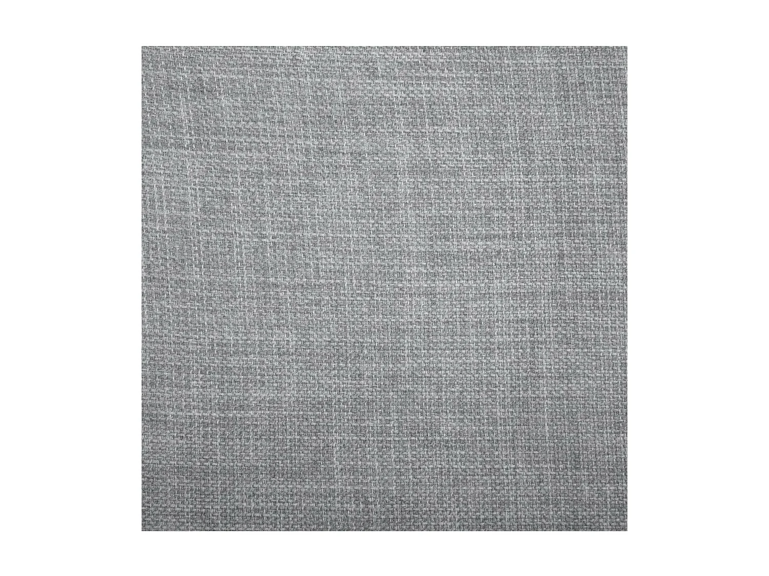 2 en 1 Pouf pliant et coffre de rangement Gris clair aspect Lin 38 x 38 cm