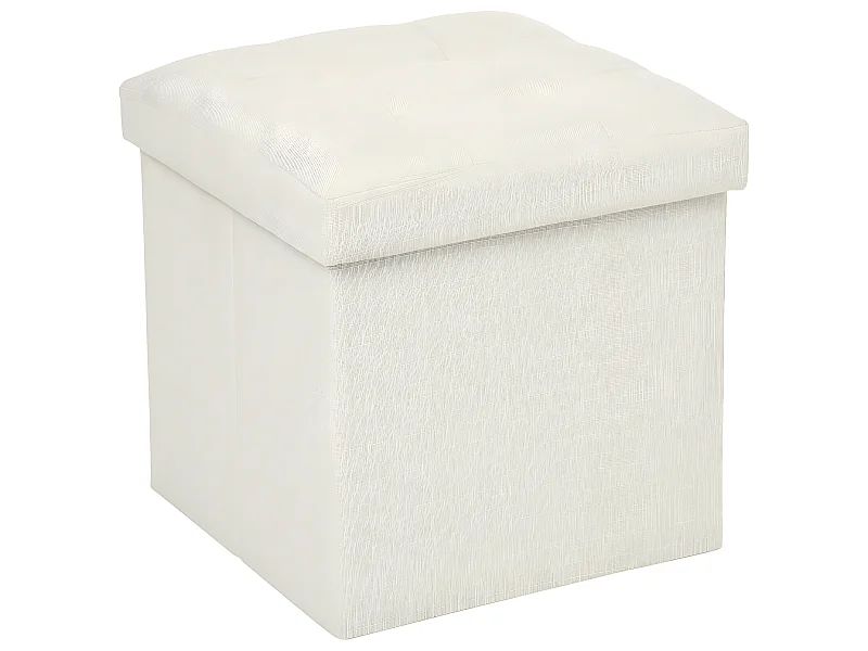 Pouf pliant Lysandre - Beige