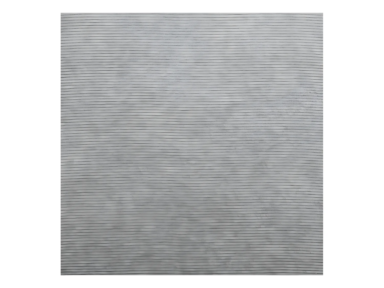 2 en 1 Pouf pliant et Coffre de rangement Velours côtelé Gris H 38 cm