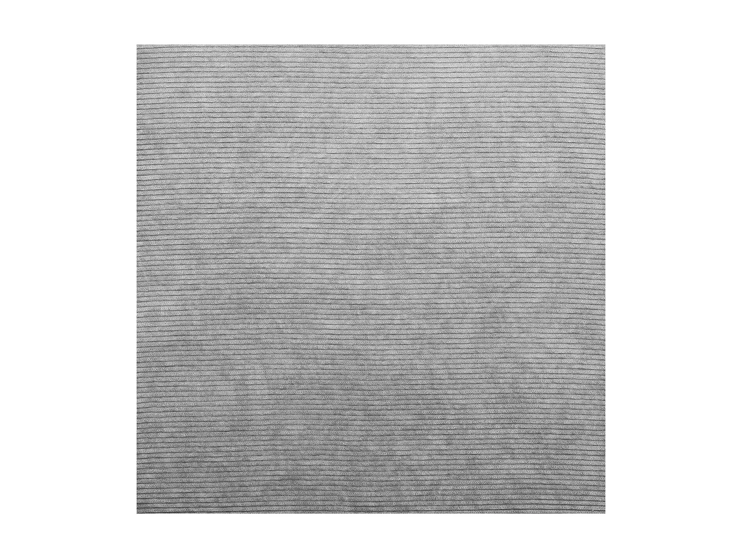 2 en 1 Pouf pliant et Coffre de rangement Velours côtelé Gris H 38 cm