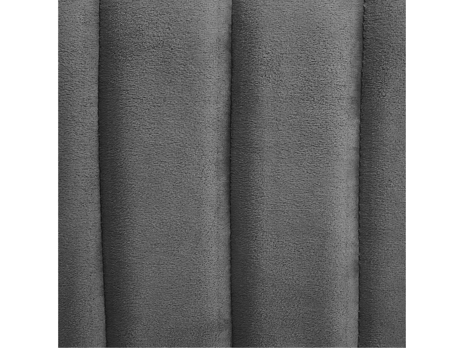 Pouf en Velours Gris assise large 52 x 48 cm