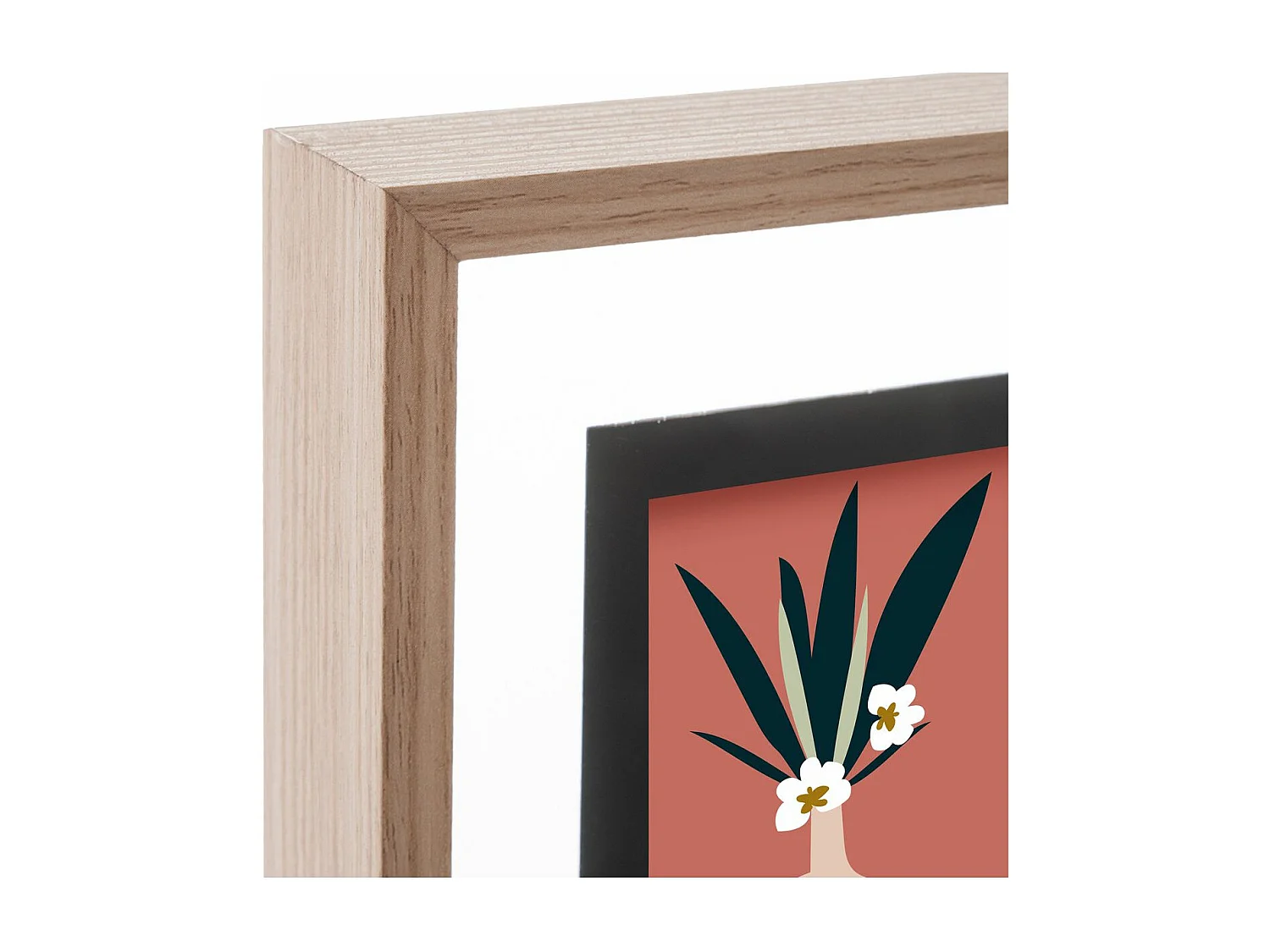 Pêle-mêle Multivues 8 photos Cadre Bois 69 x 38 cm