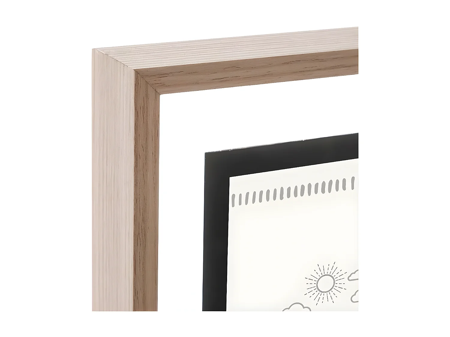 Pêle-mêle Multivues 8 photos Cadre Bois 69 x 38 cm