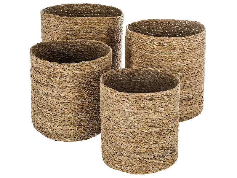 Set de 4 Paniers de rangement en Seagrass