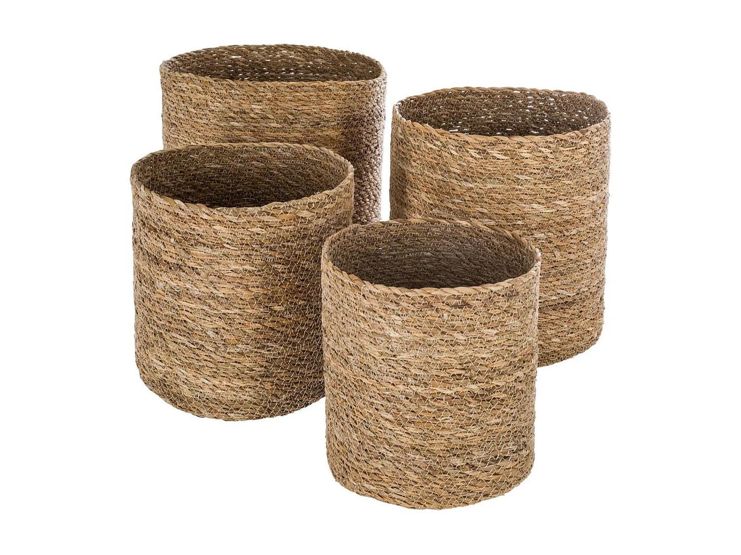 Set de 4 Paniers de rangement en Seagrass