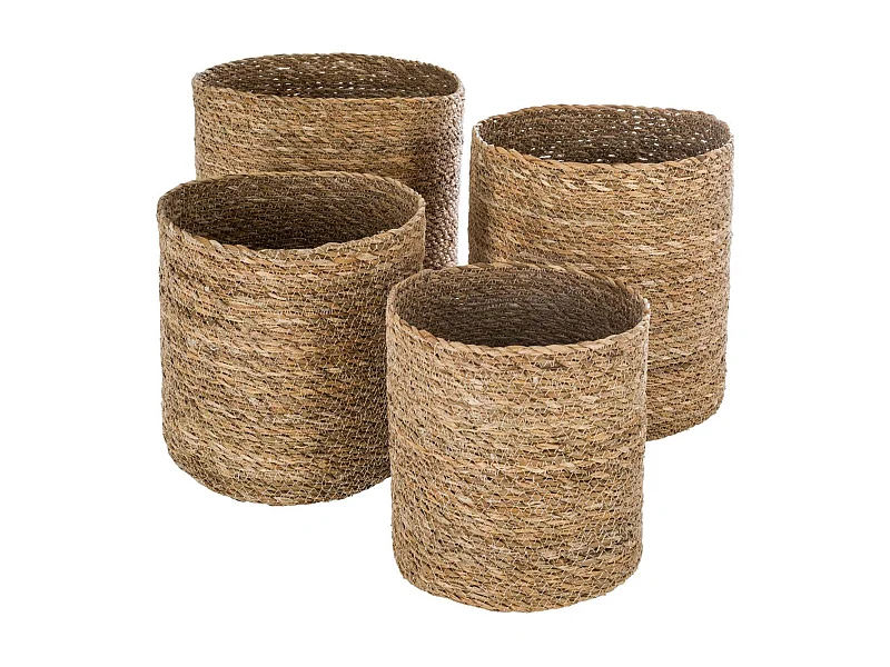 Set de 4 Paniers de rangement en Seagrass
