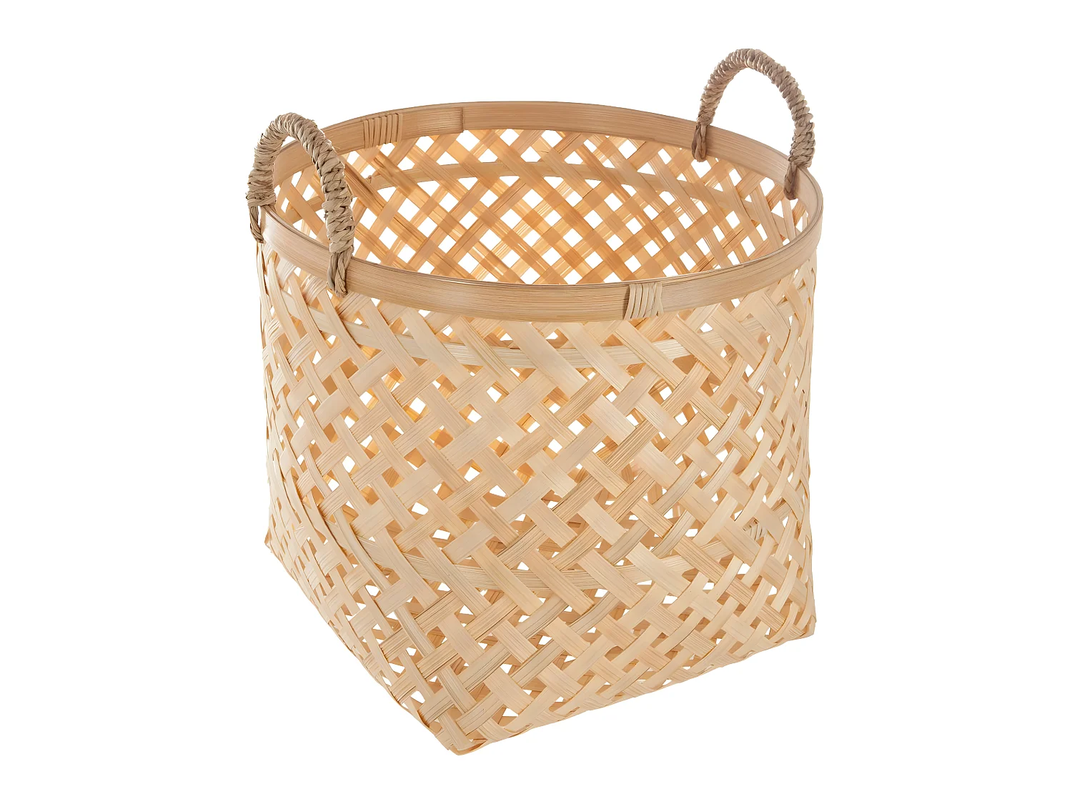 Set de 3 Paniers de rangement en Bambou