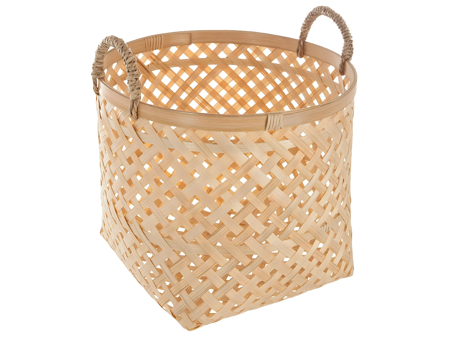 Set de 3 Paniers de rangement en Bambou