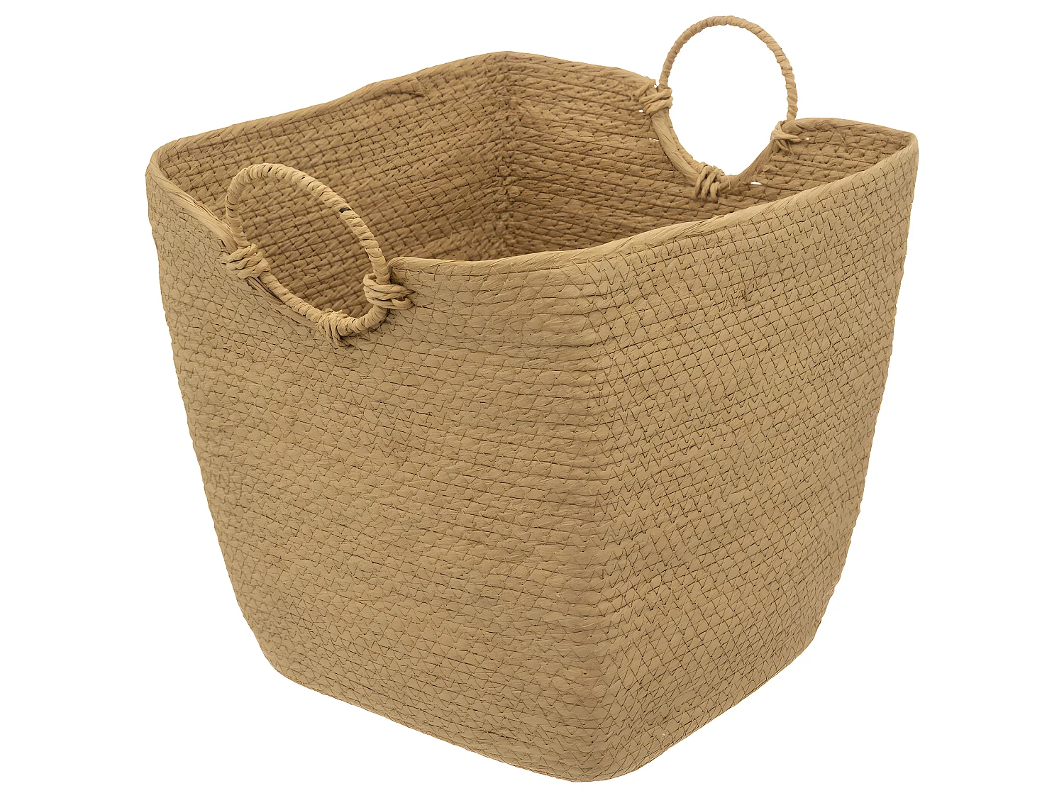 Set de 3 Paniers de rangement naturels