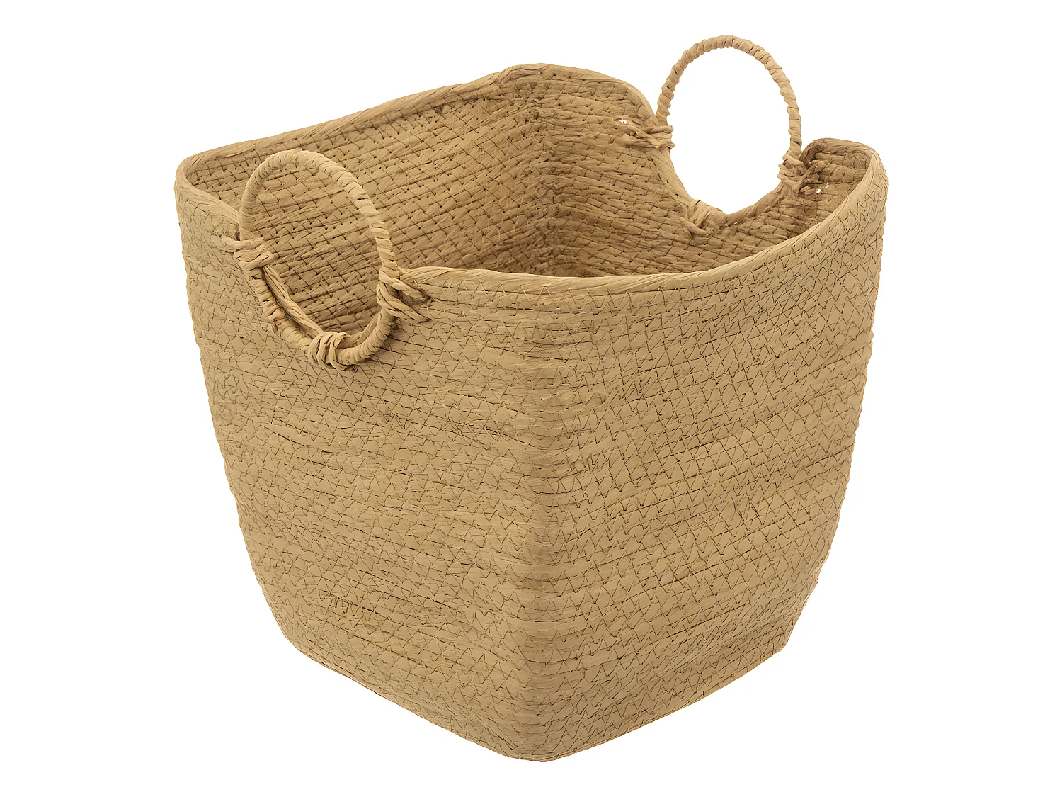 Set de 3 Paniers de rangement naturels