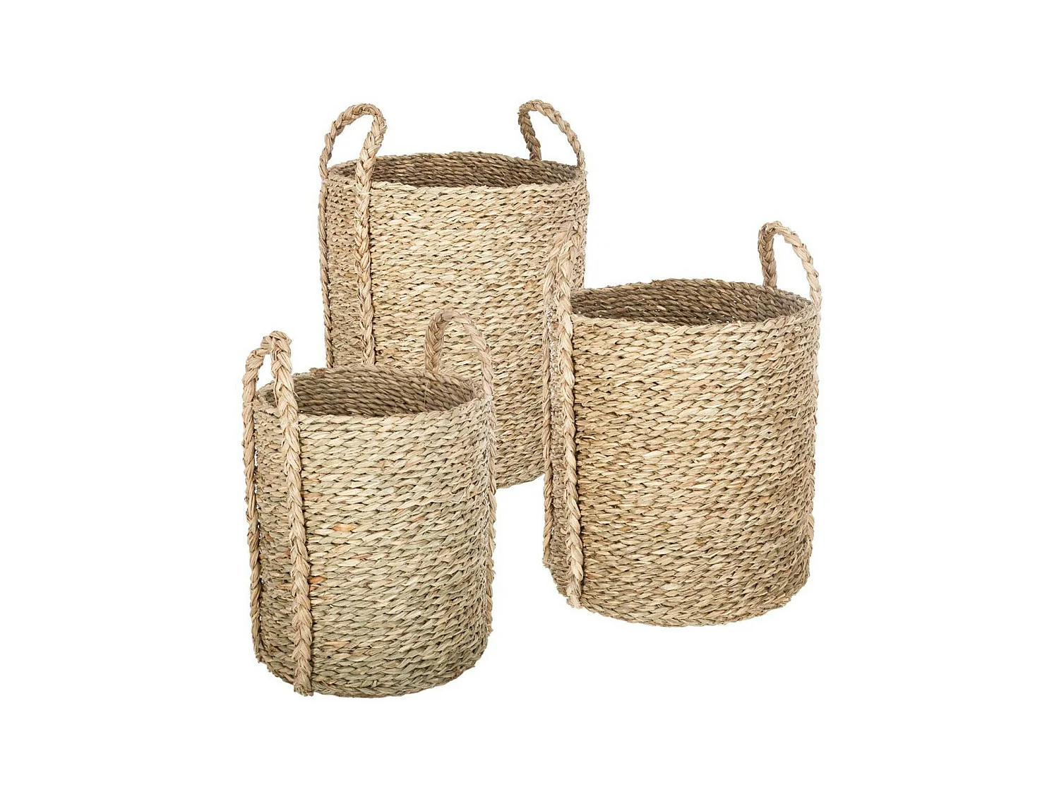 Set de 3 Paniers de rangement en Osier