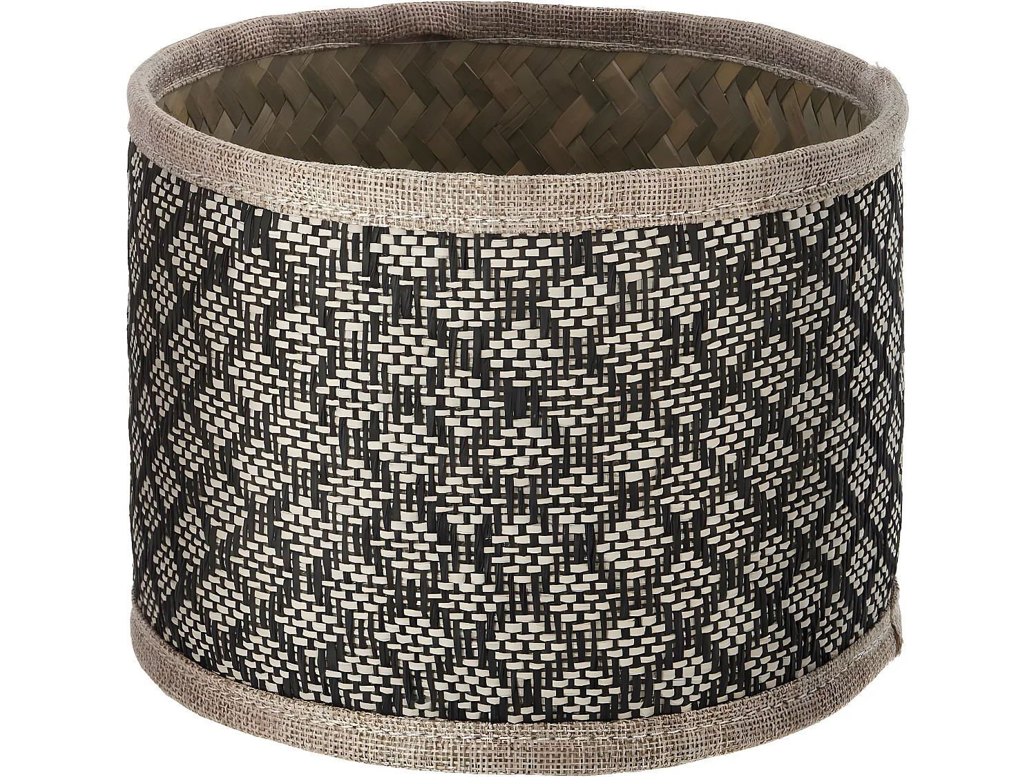 Set de 3 Paniers de rangement rond en Osier Nomade