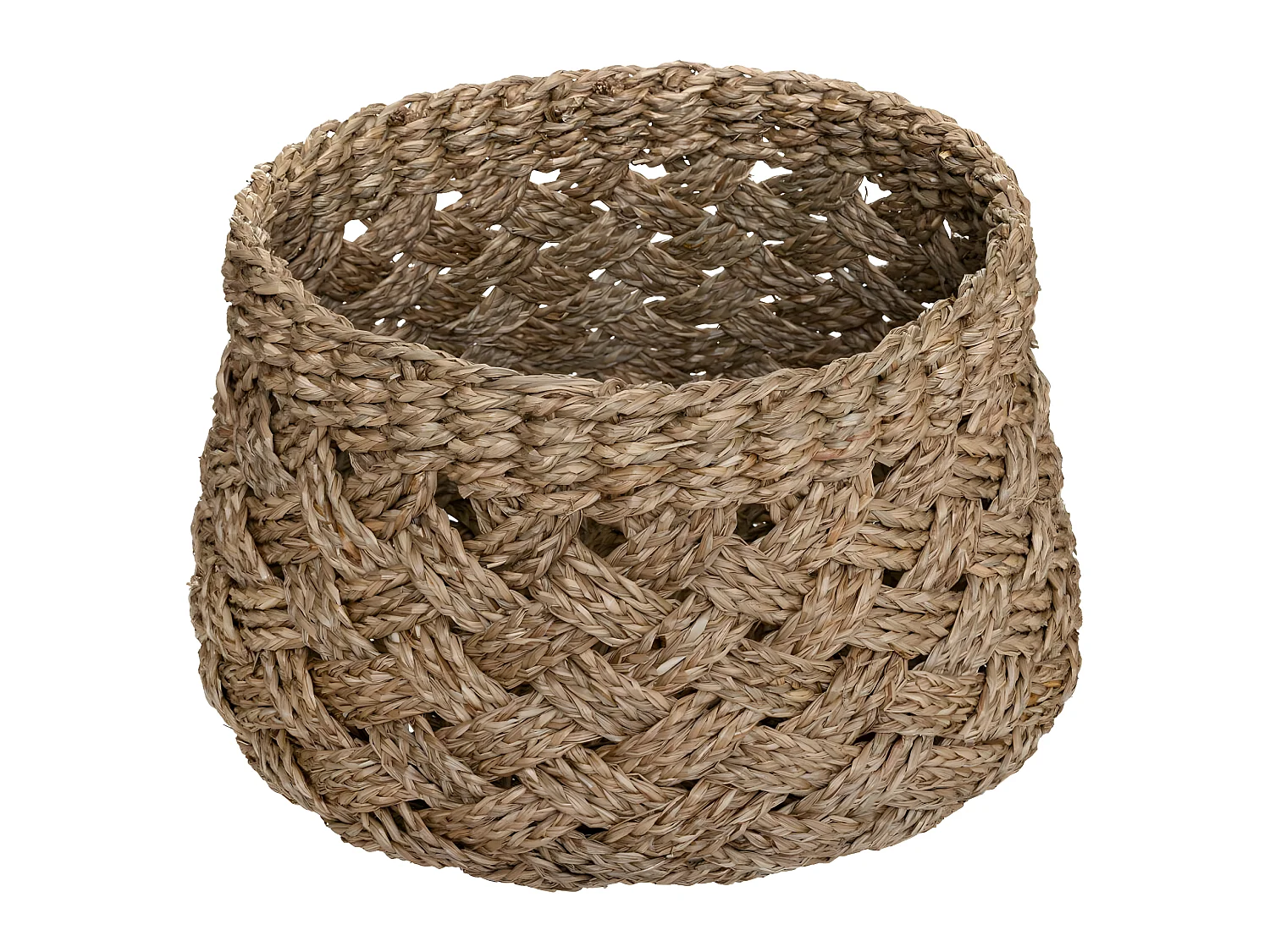 Set de 3 Paniers de rangement rond tressé