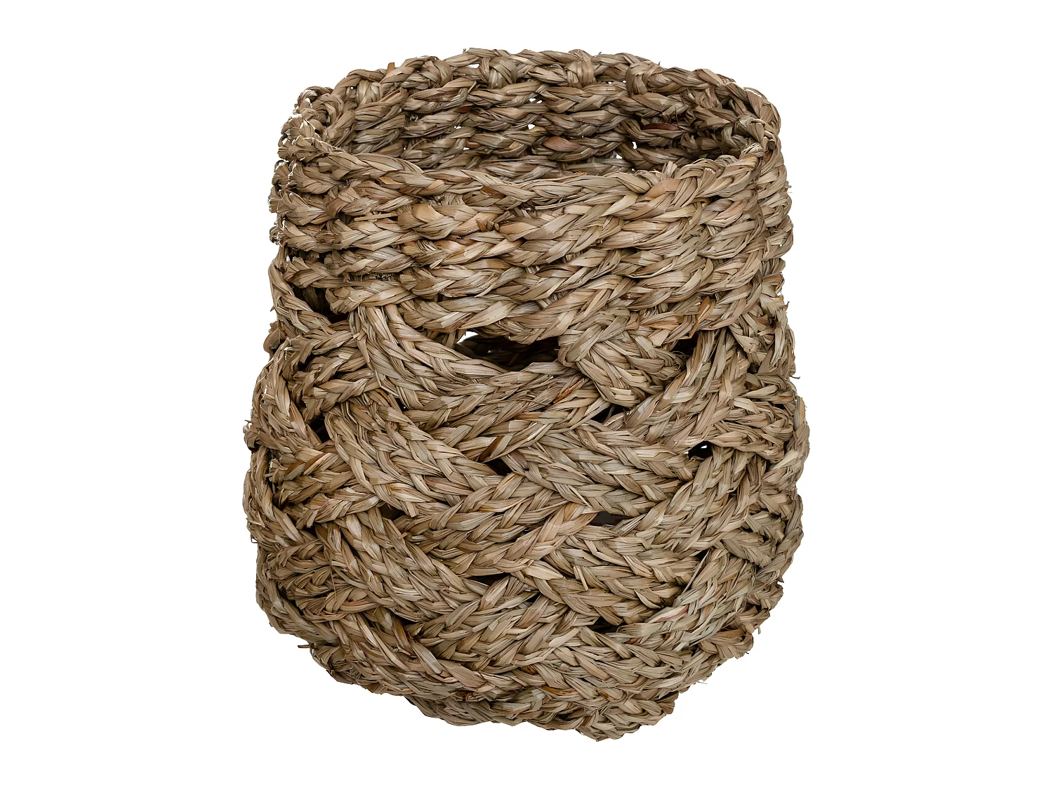 Set de 3 Paniers de rangement rond tressé