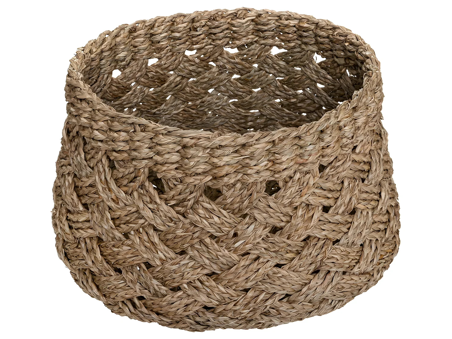 Set de 3 Paniers de rangement rond tressé