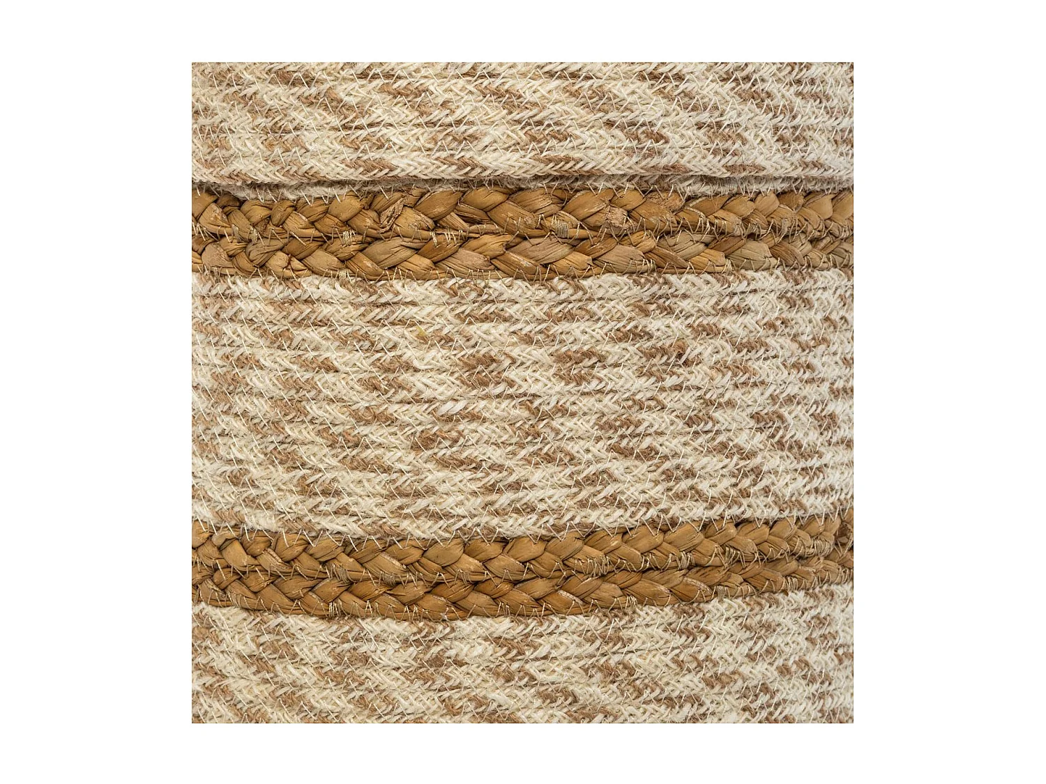 Set de 4 Paniers de rangement en Jute et Seagrass