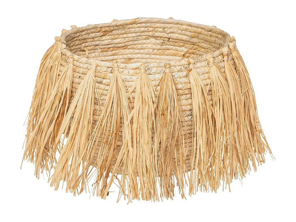 Set de 2 Paniers de rangement à frange