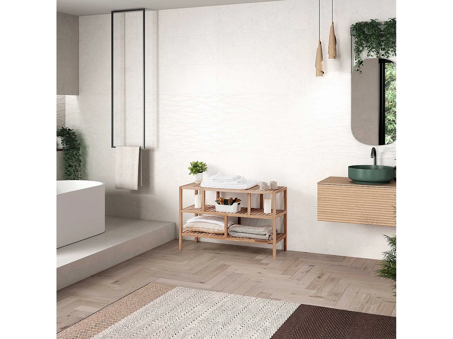 Bücherregal Marawi 3 Böden